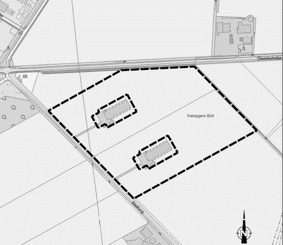 Bebauungsplan Nr. 201 Freiflächen Photovoltaik 90. Änderung Kartenausschnitt