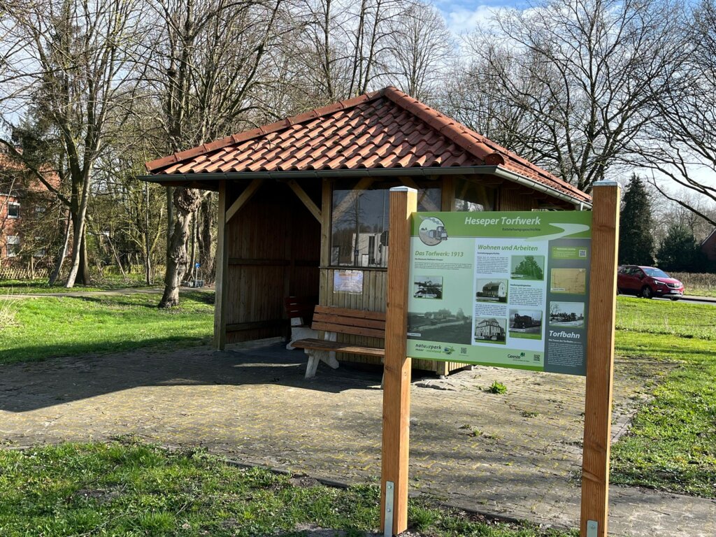 Torfwerk neue Infotafel