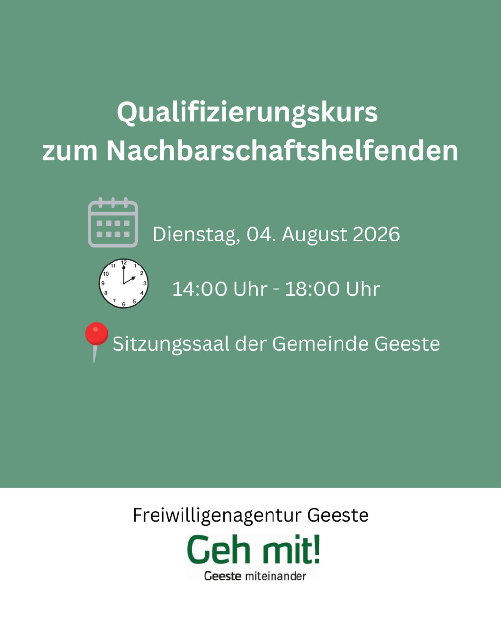 Nachbarschaftshilfe Qualifizierungskurs