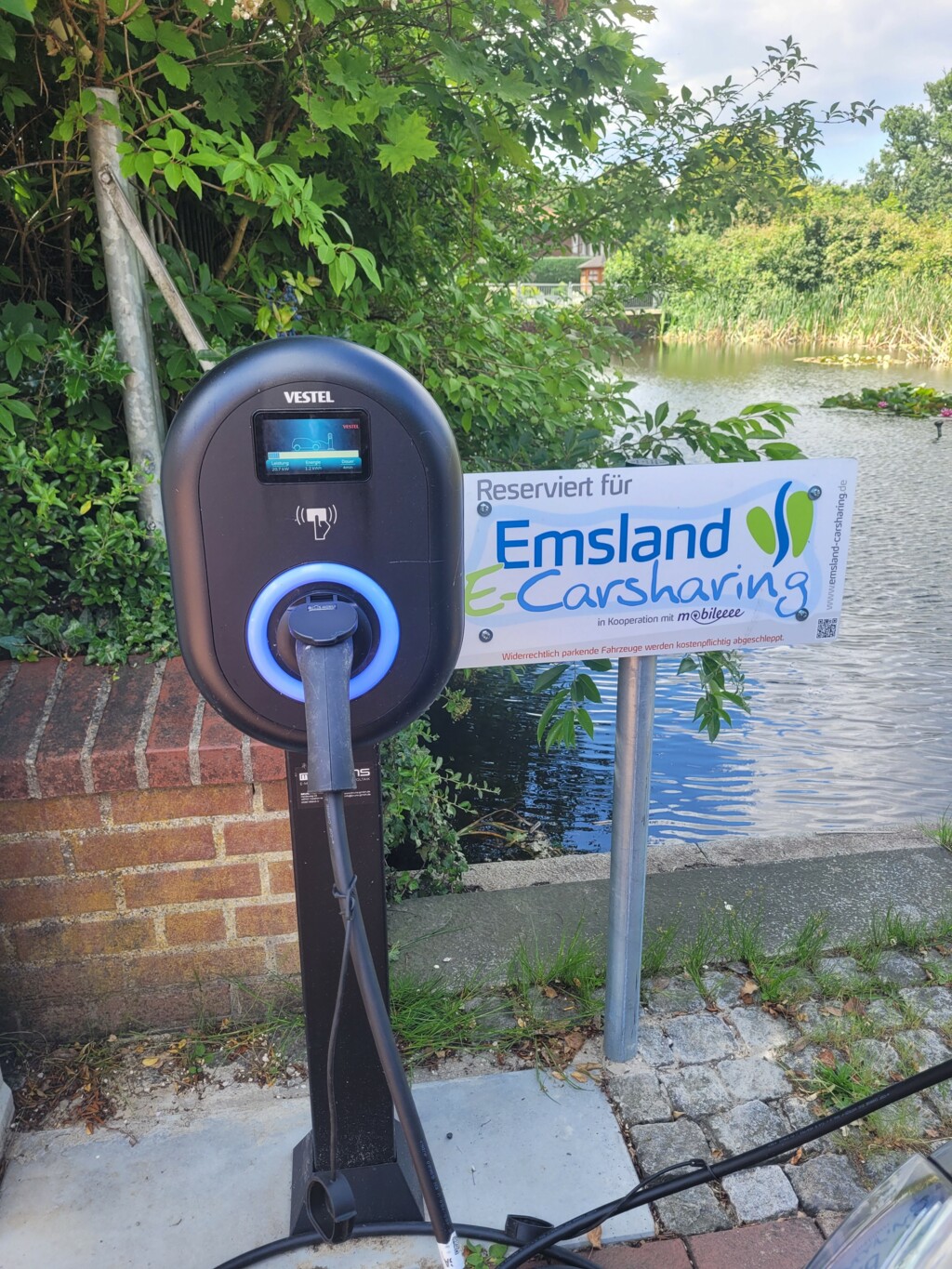 Ladestation Rathauspark Emsland E-Carsharing