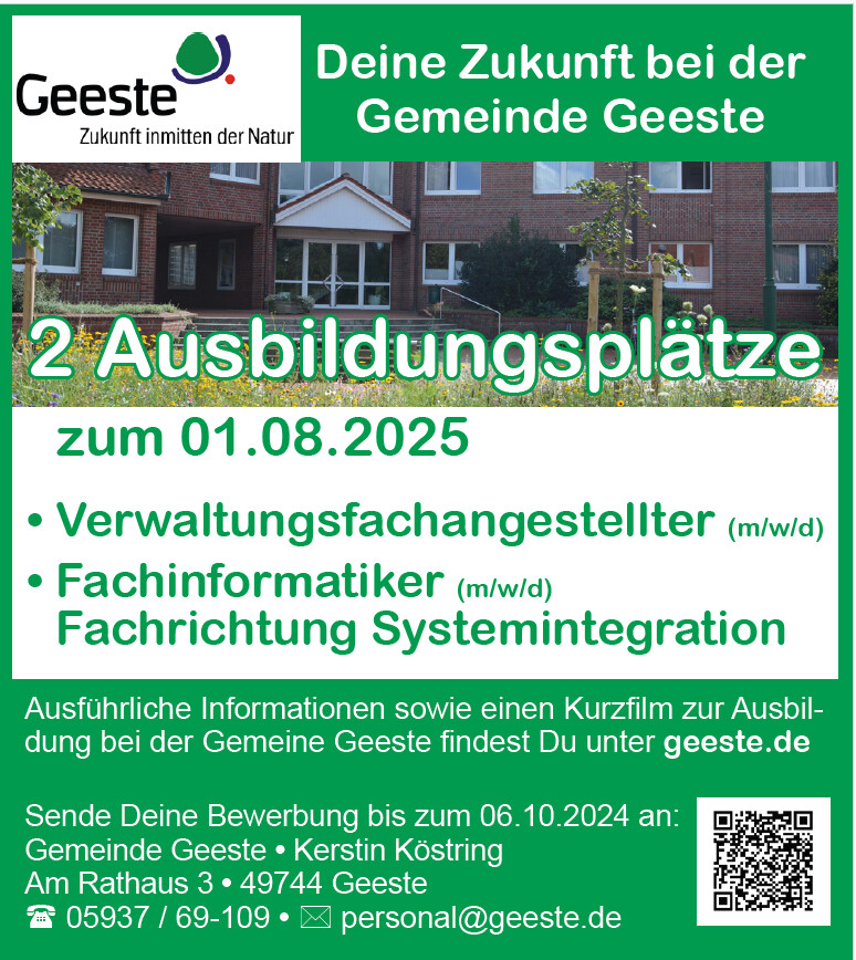Stellenanzeige FB I Azubi 2025 a