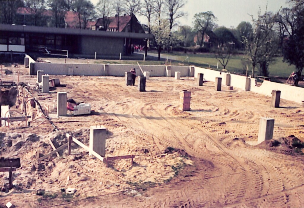 Bau der GSS Schule im Mai 1976 - NOZ - Gemeinde Geeste