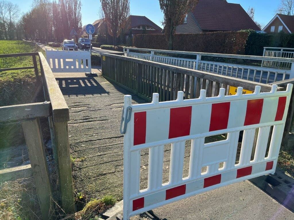 Radwegbrücke Neuer Diek Dalum