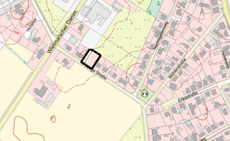 Inkrafttreten des Bebauungsplanes Nr. 10 „Am Nachtigallenweg“, 3. Änderung OT Dalum Grafik