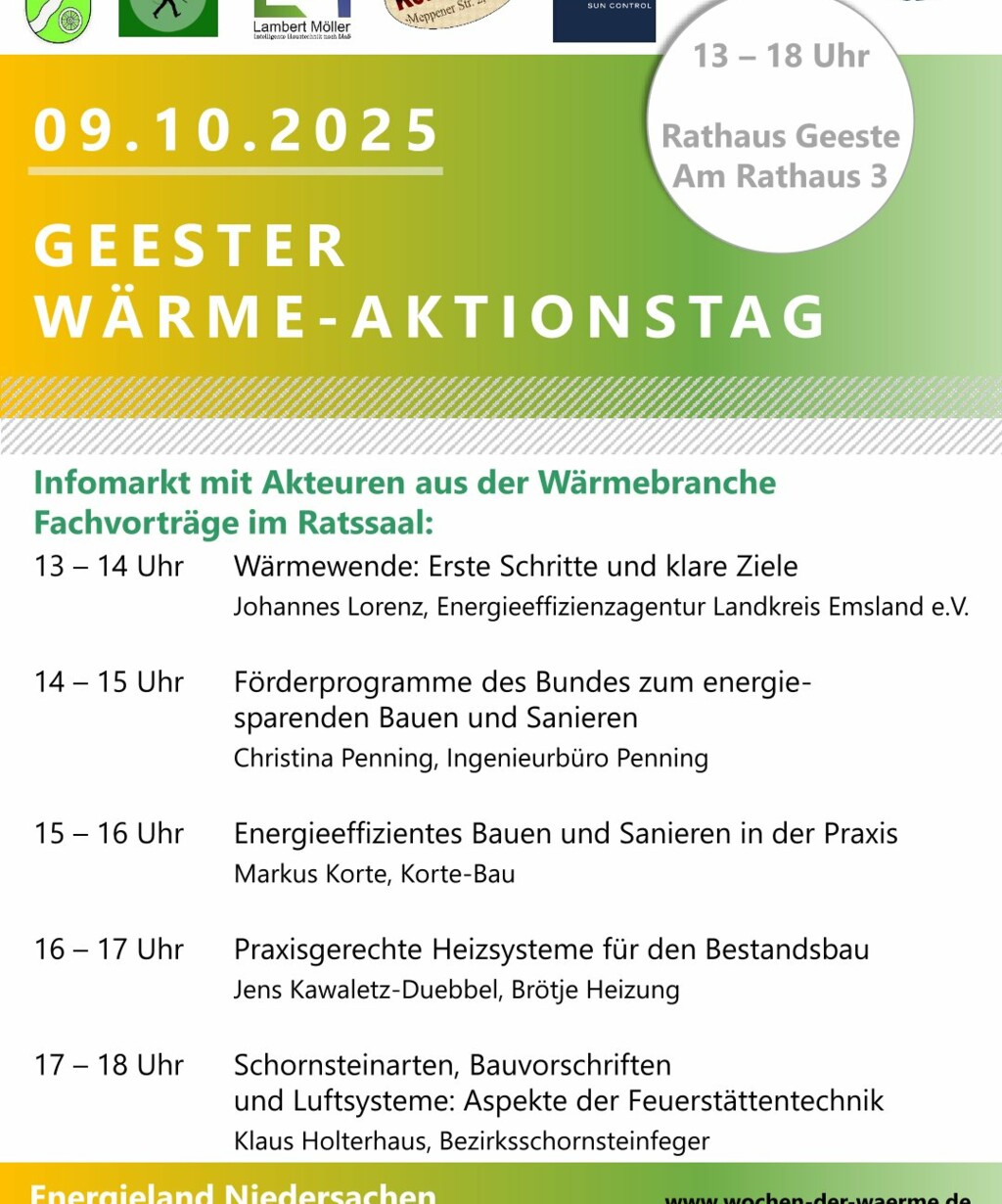 Plakat Wärme-Aktionstag 2025